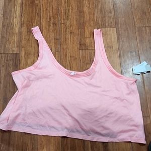 Bp Nordstrom pink pudding 2x crop tank